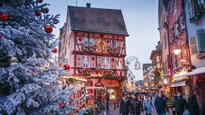 From middle english nowel, borrowed from old french noel (christmas), from latin nātālis diēs dominī (birthday of the lord). Christmas In Alsace Christmas Markets Events Traditions