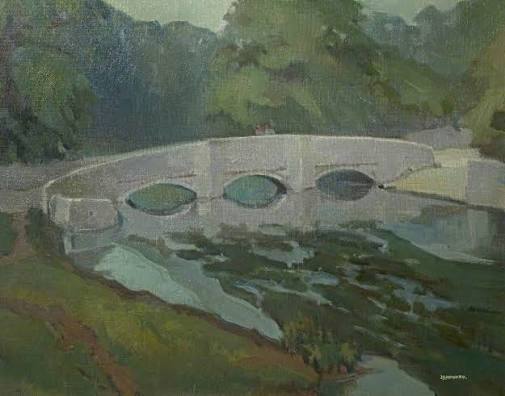 The Sheepwash Bridge, Ashford-in-the-Water, Derbyshire | Art UK