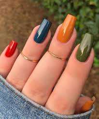 All my toenail designs up till now in one video, 45 designs! 40 Beautiful Nail Design Ideas To Wear In Fall Mismatched Classic Fall