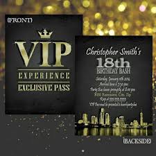 Vip Invitation Vip Pass Birthday Bachelorette Bachelor Party Wedding Birthday Invitations Invitations Birthday