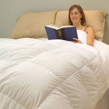 To neatly fold your throw blanket, bring 1 side to the center, then fold the other side on top. Willoughby Siberian White Goose Down Comforters Blankets