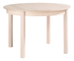 table ronde allonge ruben hetre blanchi mobilier en bois table ronde amenagement appartement
