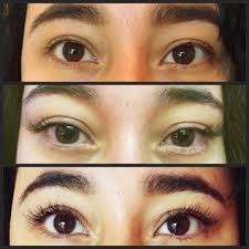 Lash Extensions 1 Before Pic 2 Cat Eye Partial Set Pic 3 Full Natural Set By Catherine Min Lashes Eyelash Extensions Eyelash Extensions Before And After