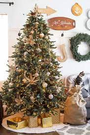 45 Awesome Christmas Tree Decorating Ideas Country Christmas Trees Christmas Tree Inspo French Christmas Tree