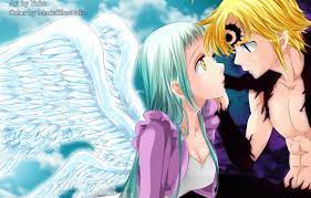 Home anime wallpapers meliodas, the seven deadly sins wallpaper & background image. Wallpaper Elizabeth Meliodas Nanatsu No Taizai The Seven Deadly Sins Images For Desktop Section Syonen Download