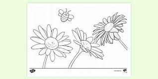 Journey welcome to the daisy flower garden* (journey book). Free Daisy Flower Garden Colouring Colouring Sheets