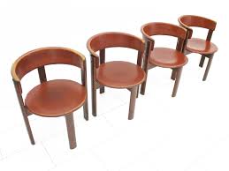 Showing results for italian leather dining chair. Set Of Four Cassina Dining Room Chairs In Red Leather Italy 1970s 62272
