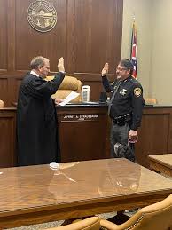 Sheriff Doug Engel was sworn in today for his third term as the ...