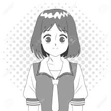 Laden sie jetzt diese kostenlose datei für anime eyes vector image.eps herunter. Anime Girl Japanische Zeichen Schwarz Und Weiss Vektor Illustration Lizenzfrei Nutzbare Vektorgrafiken Clip Arts Illustrationen Image 72305250