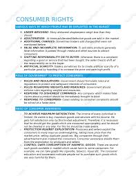 Consumer Rights Social Science Class 10 Notes Respaper Com Social Science Science Revision Notes