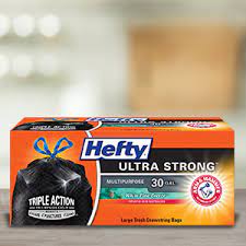 We have low prices and a great selection on all . Amazon Com Hefty Ultra Strong Multipurpose Large Trash Bags Black White Pine Breeze Scent 30 Gallon 25 Count Health Household