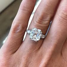 Pin On Asscher Cut Diamond Engagement Rings