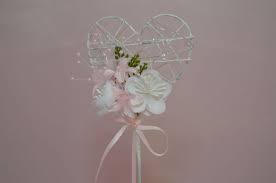 How much do baby breath flowers cost. Child S Wand With Ivory Material Flowers Artificial Fern Baby S Breath Bouquets By Design
