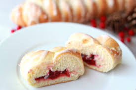 Saffron and cinnamon bread wreath and bagles for christmas. Christmas Cherry Braid Danish A Delicious Tradition The Many Little Joys