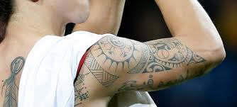 So many footballers have tattoos. Zlatan Ibrahimovic Tattoos The Stories Behind The Sweden Striker S Body Art Daily Mail Online
