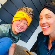 MondaysWithMatthew It's official: Matthew pulls off my signature headband  look better than me. 🤷‍♀️ He's so darn cute I'll allow it! 😍☺️🤩  #MamaLooksExhausted #newbornlife #porkchopteddybear ...