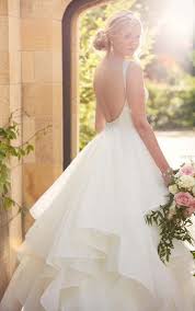 Backless Wedding Gowns Backless Ballgown Wedding Dress I Essense Of Australia Essense Of Australia Wedding Dresses Ball Gowns Wedding Ball Gown Wedding Dress