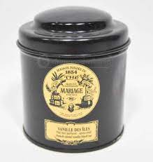 Mariage Freres French Vanilla Black Tea Tin Paris French Vanilla Tea Tins Mariage Freres