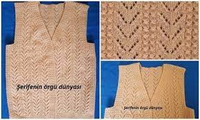 Serife Nin Orgu Dunyasi Anlatimi Ile Sis Bayan Yelek Ornekleri Gelin Yelek Battaniye Sal