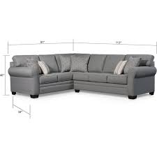 Camila 2 Piece Sectional Value City Furniture And Mattresses Sectional Value City Furniture Reclining Sectional