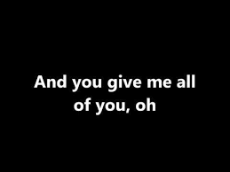 Maybe you would like to learn more about one of these? John Legend All Of Me Lyrics Youtube