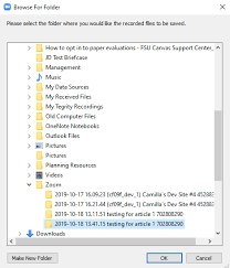Downloading A Zoom Meeting Recording Fsu Canvas Support Center