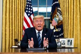 President donald trump held a news conference at the white house on november 5 where he claimed there was massive voter fraud and that he is the winner of th. Watch Trump S Speech Addressing The Nation About Coronavirus