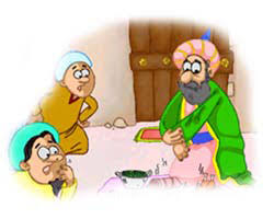 Image result for ‫لباس سوراخ شده ملا نصر الدین‬‎
