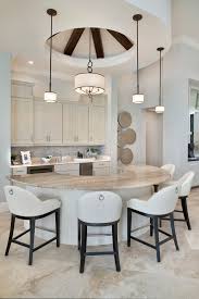 You can divide each half of the kitchen island up to three cabinets. Miami Kitchen Island Bar Ideas Home Traditional With Circular Single Panel Curtains Round