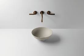 The integrated splashback, in combination with the basin recess and the precisely matched tap, ensures a harmonious and. Alape Terra Schalenbecken 3900000082 D 300 Mm H 118 Mm Silk Matt Without Tap Hole Overflow