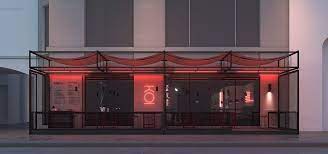 Sushi And Wok Restaraunt Koi Part 2 Exterior On Behance Restaurant Patio Koi Wok