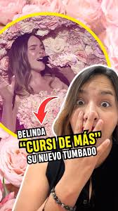 #Belinda "Estrenó 🔥 su nuevo #tumbado #CursiDeMás 😍 en los premios  #Billboard con un hermoso 🌷vestido de rosas"