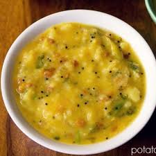 Potato Sagu Recipe Poori Sagu Recipe Bombay Sagu Recipe For Poori South Indian Breakfast Recipes Chaat Recipe Recipes