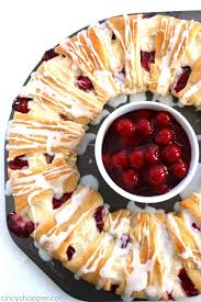 Cherry Cream Cheese Crescent Ring Recipe Desserts Food Recipes