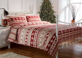 New christmas duvet cover , stag design quilt cover winter bedding all sizes. 100 Brushed Cotton Flannelette Red Nordic Printed Festive Christmas Duvet Set Duvet Sets Bedding Direct Uk
