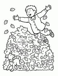 Funny Autumn Day Coloring Pages For Kids Fall Leaves Printables Free Wuppsy Com Leaf Coloring Page Fall Coloring Sheets Fall Coloring Pages