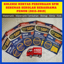 Kupasan mutu jawapan, soalan kbat, soalan sebenar peperiksaan spm. Hot Item Koleksi Kertas Percubaan Sebenar Spm Bagi Sbp 2015 2019 Matematik Matematik Tambahan Kimia Biologi Fizik Shopee Malaysia