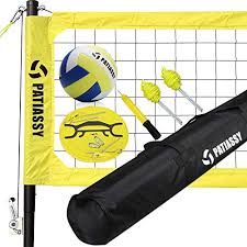 Shop ebay for great deals on volleyball nets. Patiassy Portable Volleyball Net Set Outdoor Volleyball Nets For Backyard Beach With Height Adjustable Poles