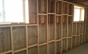 Basement Wall Framing Insulating Sous Sol Maison Sol