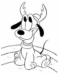 Pluto Renna Disegno Di Natale Da Colorare Pagine Da Colorare Di Natale Disegni Da Colorare Disney A Natale