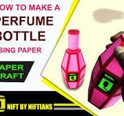 How To Make a PERFUME BOTTLE Using Paper | Paper Craft [Dezine Quest : NIFT  BY NIFTIANS]