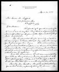 Image 1 of Letter from John Hitz to Susan M. Safford, April 14, 1888