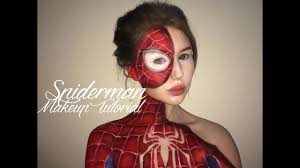 spiderman suit makeup tutorial you