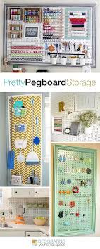 Pegboard ideas for craft rooms. Pretty Pegboard Storage Ideas Tutorials Maybe One Of These Pegboards Inside A Craft Room Sewing Roo Craft Room Storage Craft Room Organization Craft Room