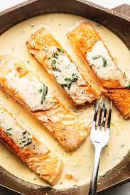 Keto Creamy Lemon Garlic Salmon Recipe Low Carb With Jennifer One note about this recipe: keto creamy lemon garlic salmon recipe