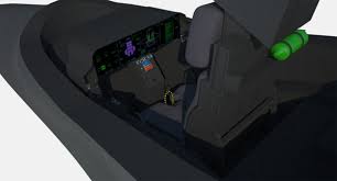 The head up symbols are like those. F 35 Lightning Ii Cockpit 3d Modell Turbosquid 1365588