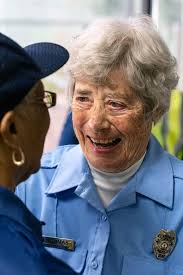 LMPD traffic guard Naomi Thomas has 50 years