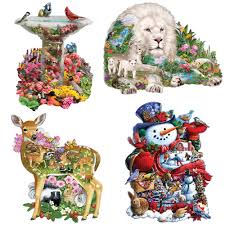 Maybe you would like to learn more about one of these? Set Of 4 750 Piece Shaped Jigsaw Puzzle Bits And Pieces Uk
