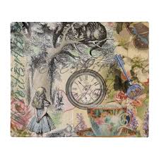 By set 4 lyfe apparel using vivid sublimation. Cafepress Cheshire Cat Alice In Wonderland Throw Blanket Soft Fleece Throw Blanket 50 X60 Stadium Blanket Walmart Com Walmart Com
