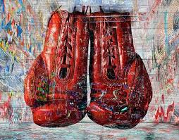 Boxing Gloves Print Or Canvas Red Boxing Gloves Art Boxing Etsy Boxing Gloves Art Red Boxing Gloves Boxing Gloves